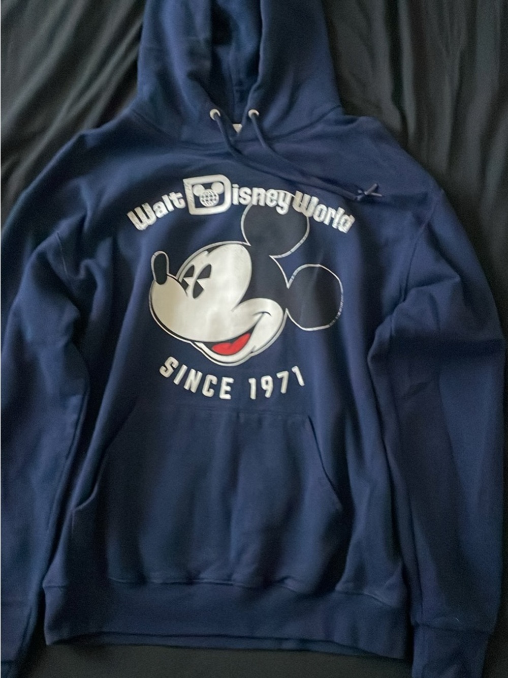 Disney Navy Blue Mickey Mouse Pullover Hoodie